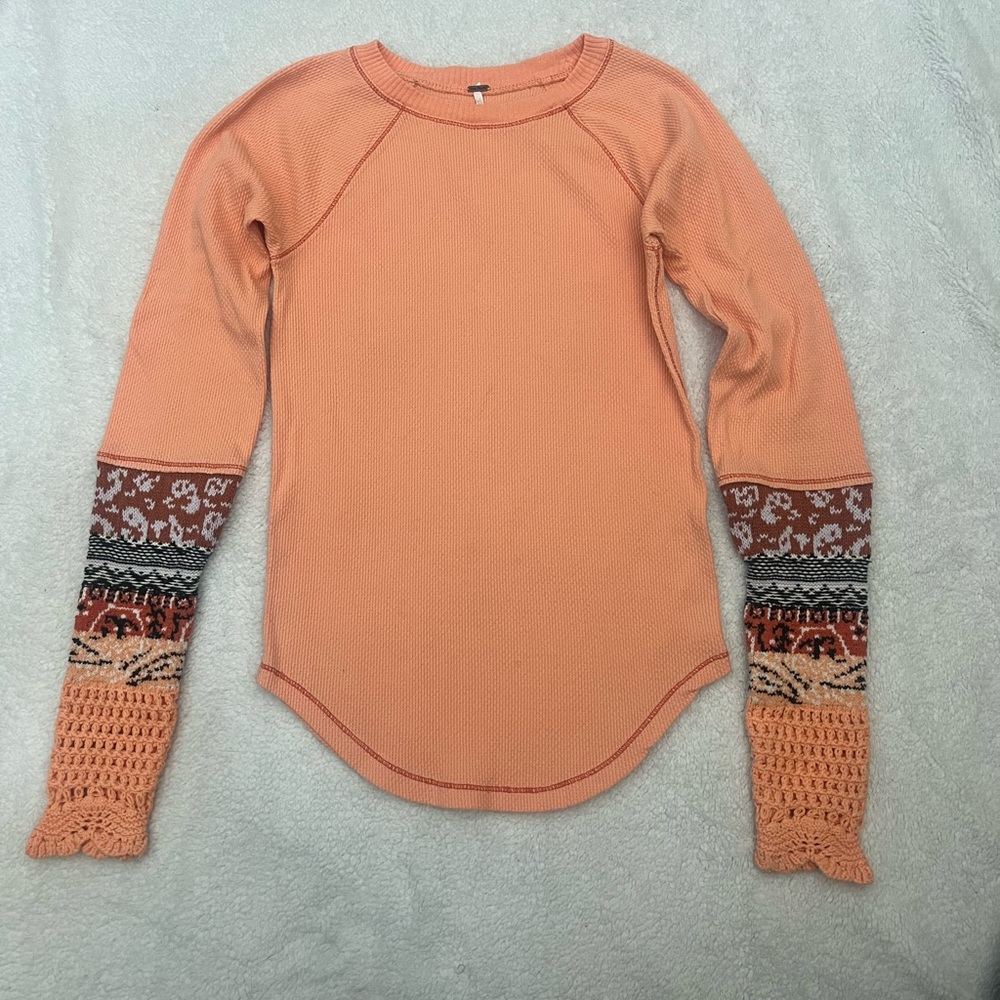 Free People Long Sleeve Top Women size Small